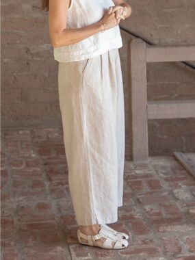 Gillian Stevens Andry Trouser in Oatmeal Size 2